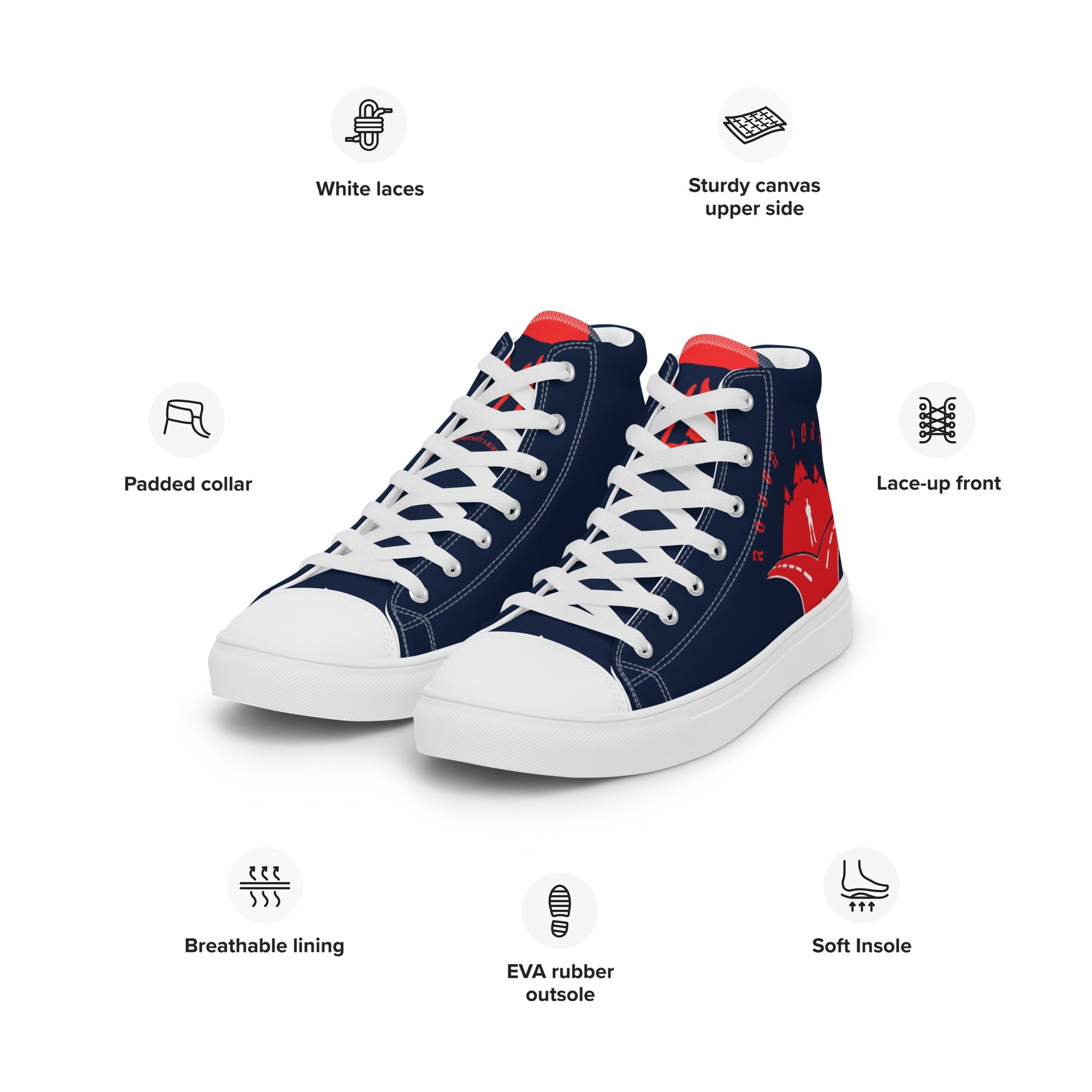 RJ Shoes NavyBlu/Red