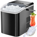 Portable Ice Maker 26 lbs Self-Cleaning Bullet Ice Machine