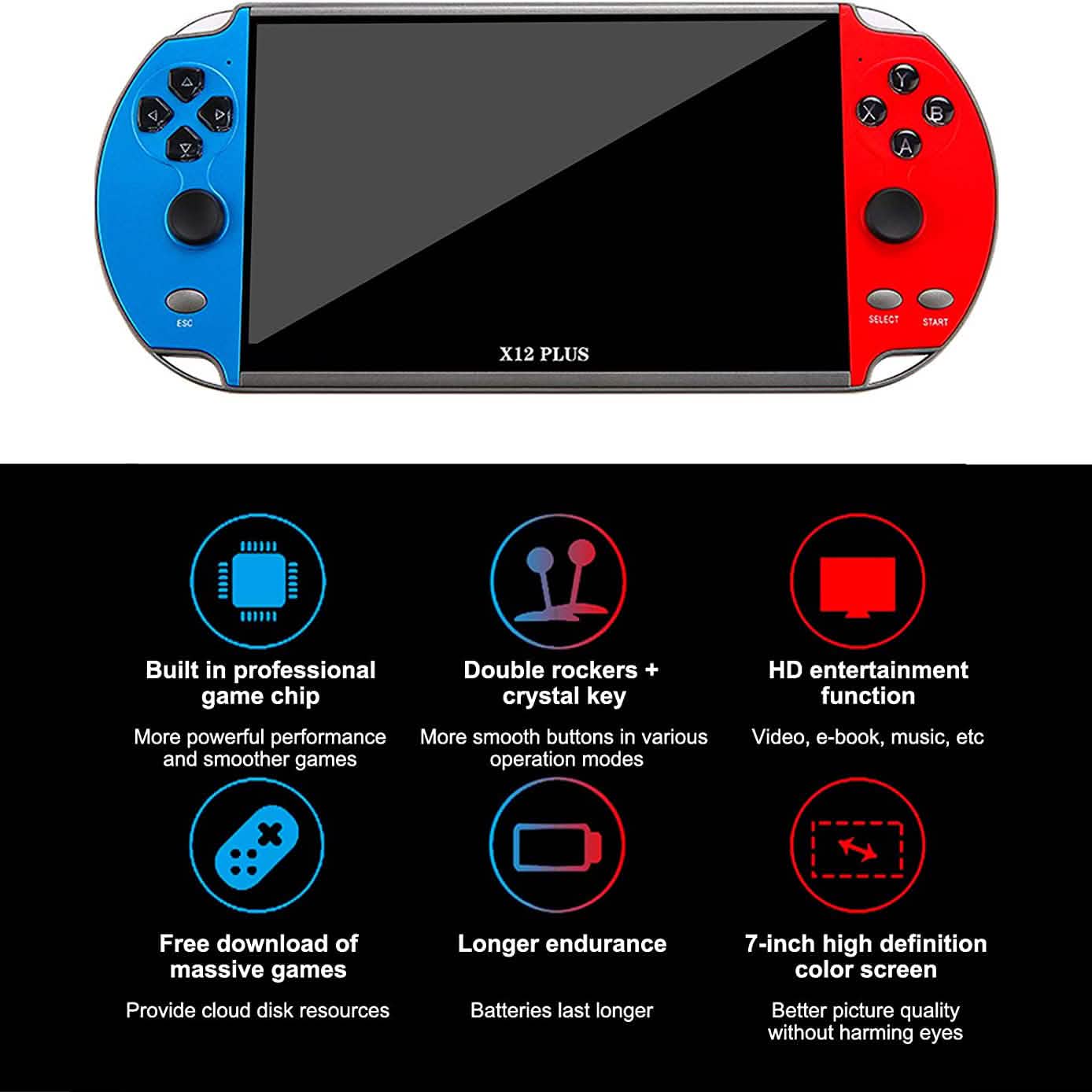 🎮 Retro Handheld Game Console – Classic Gaming in Your Hands!