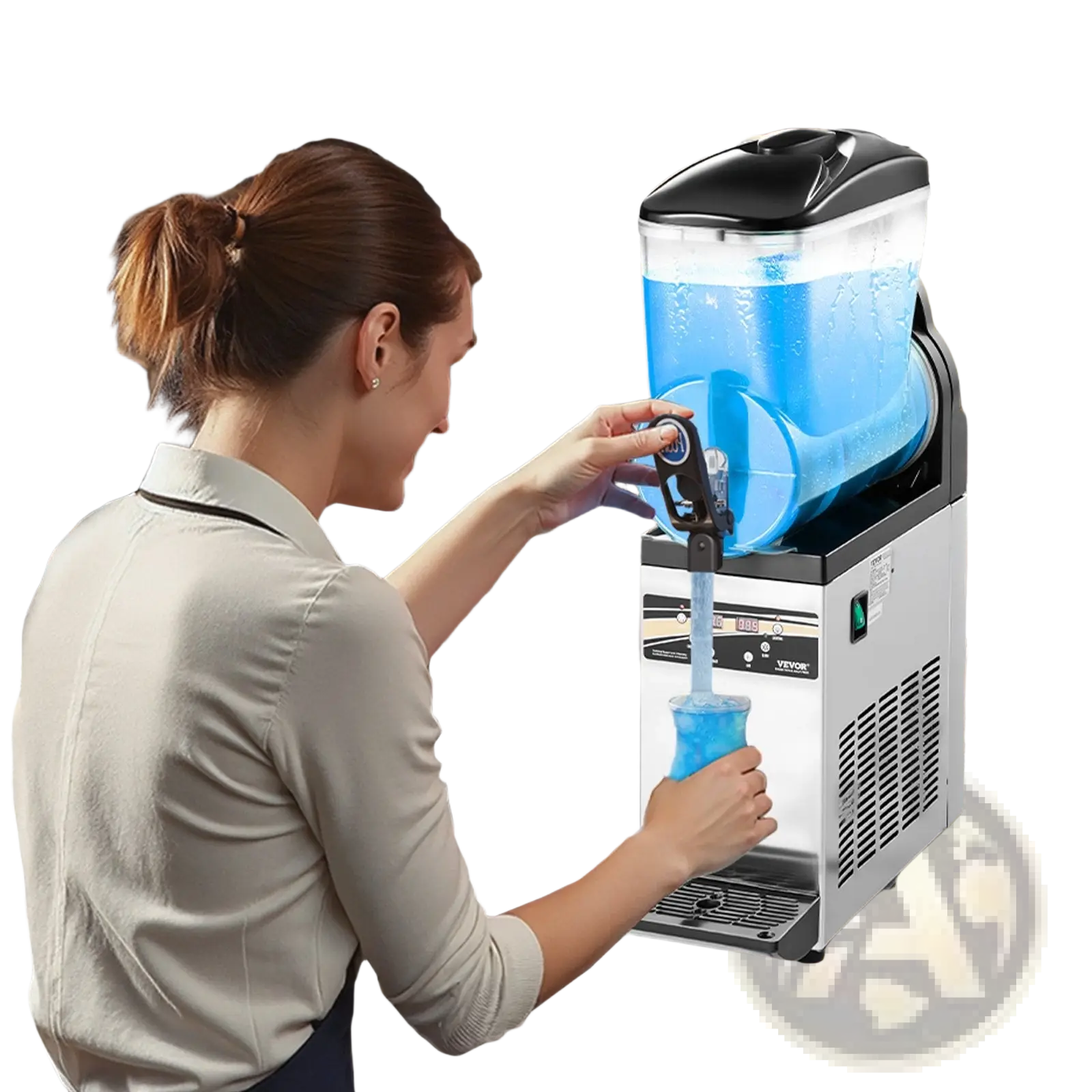 Slushy Machine 15L Commercial Frozen Drink Maker