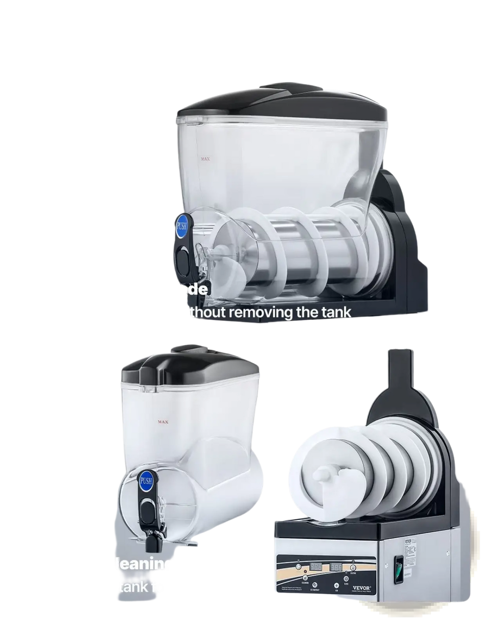 Slushy Machine 15L Commercial Frozen Drink Maker