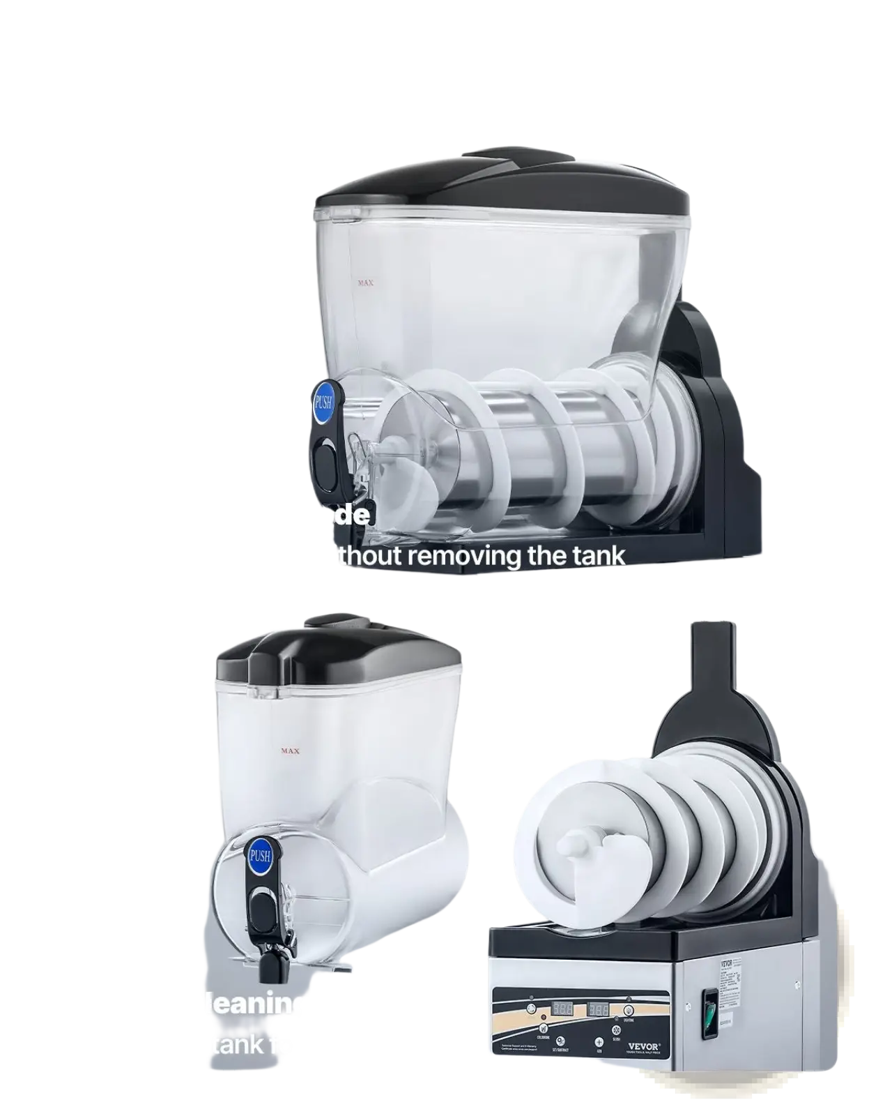 Slushy Machine 15L Commercial Frozen Drink Maker
