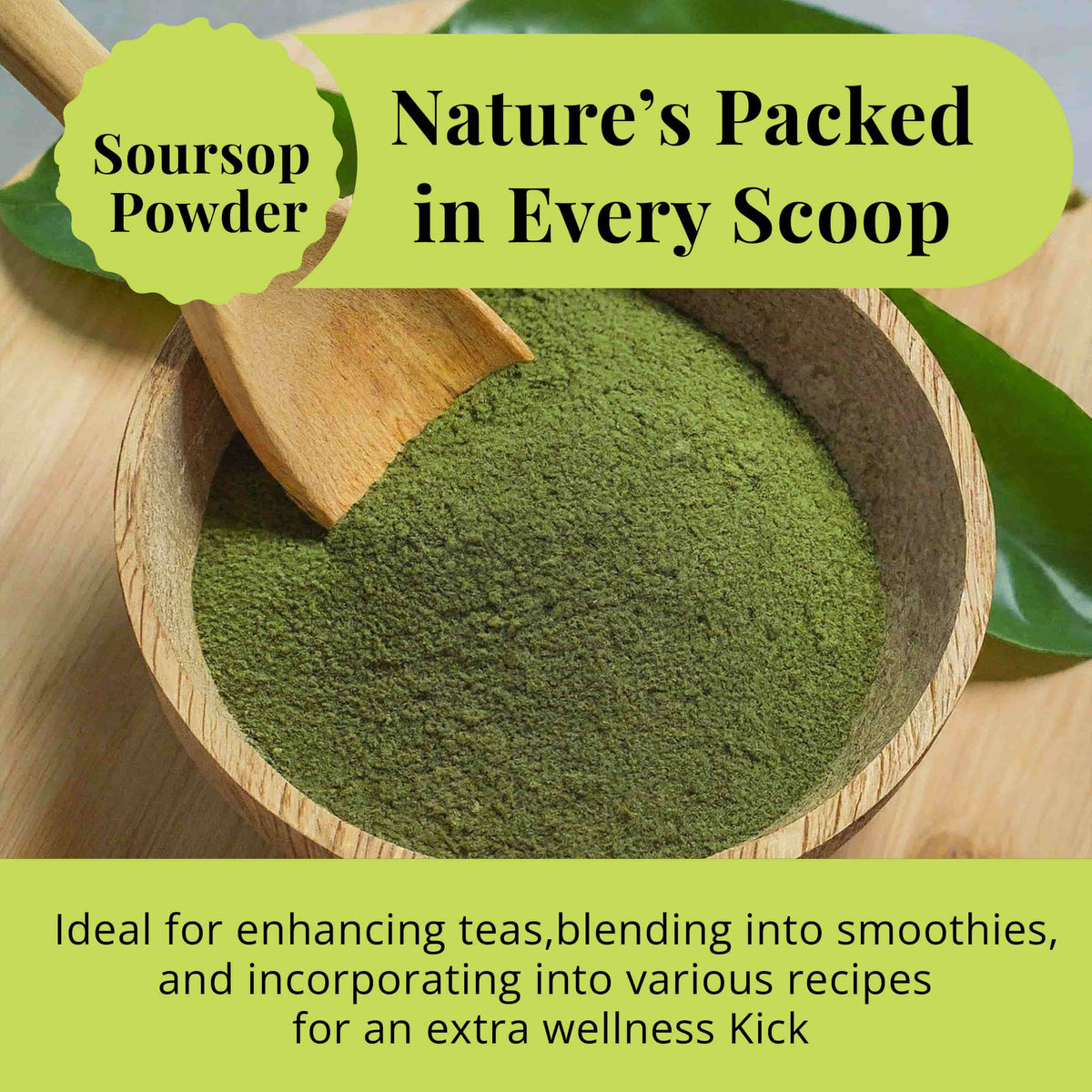 200+ Dried Soursop Leaves 2.6 oz – Graviola Herbal Tea | Akshit