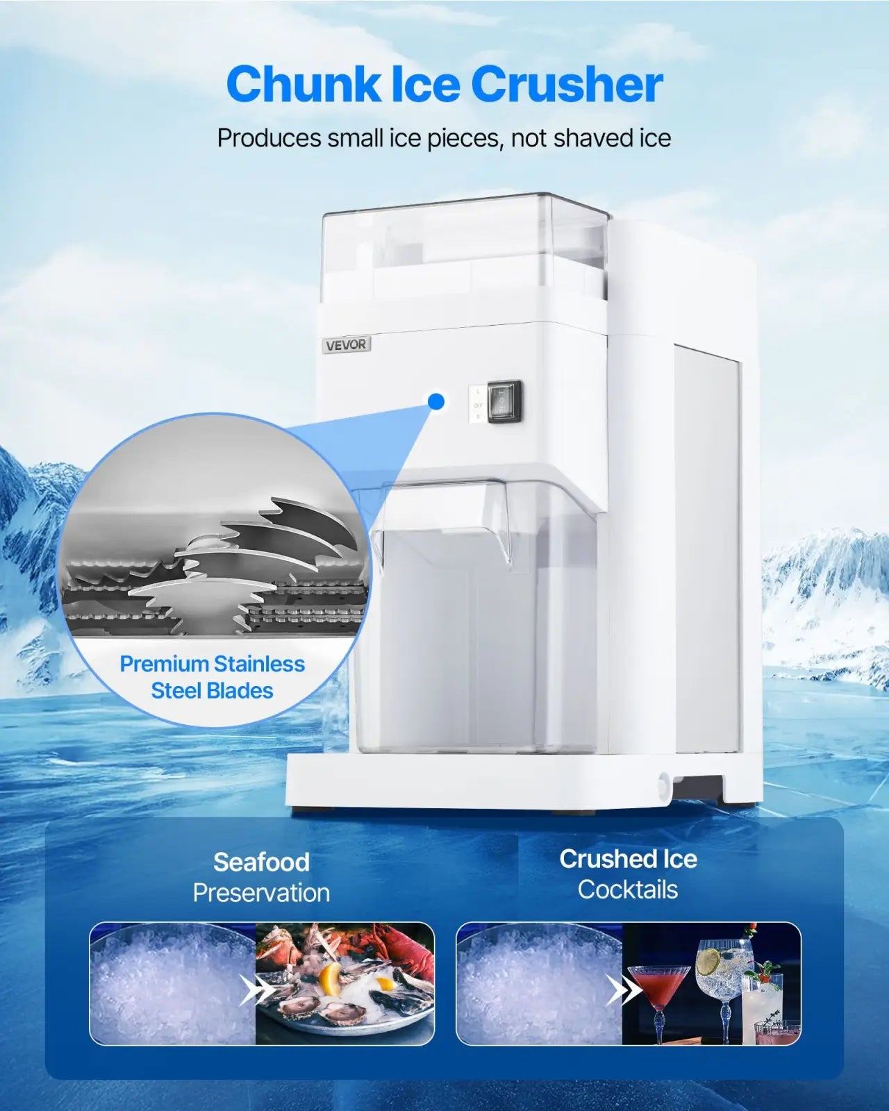 Slushy Machine 15L Commercial Frozen Drink Maker