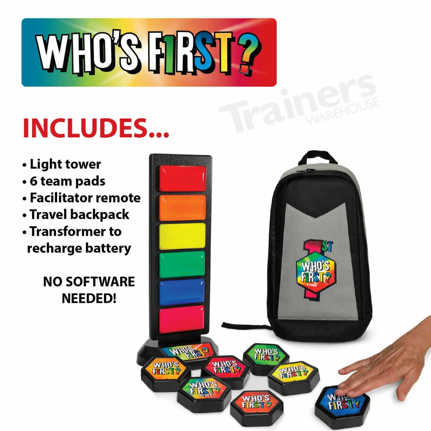 Who's First?® v3 Wireless Game Buzzer System