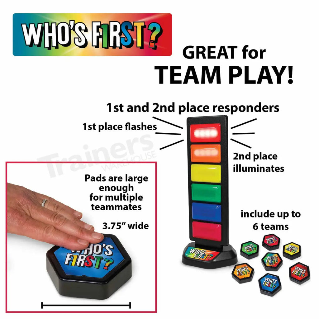Who's First?® v3 Wireless Game Buzzer System