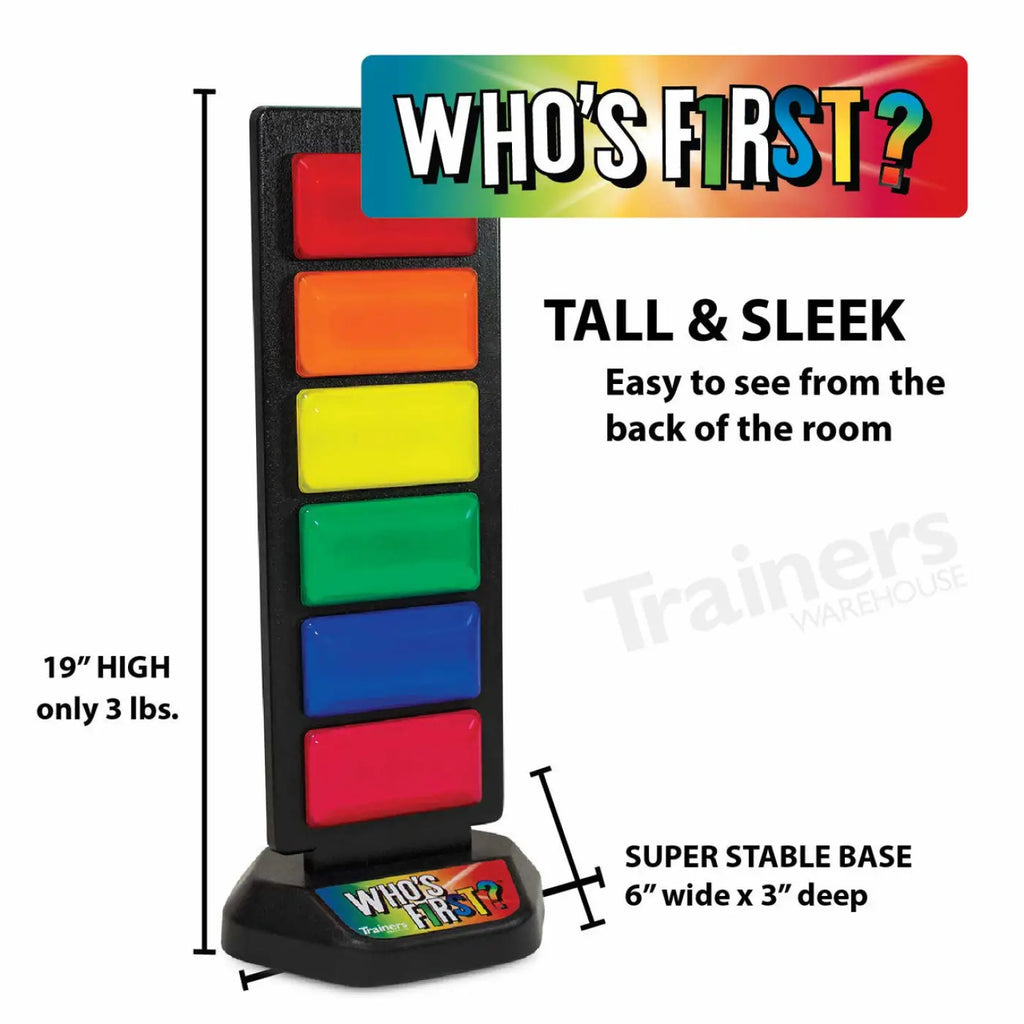 Who's First?® v3 Wireless Game Buzzer System