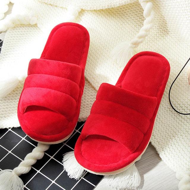 Women’s Plush Winter Memory Foam Slippers